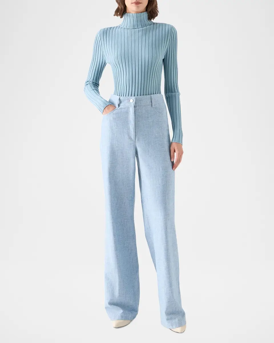 Akris punto Wool Knit Turtleneck Sweater | Thumbnail 2 Akris punto Wool Knit Turtleneck Sweater | Thumbnail 2