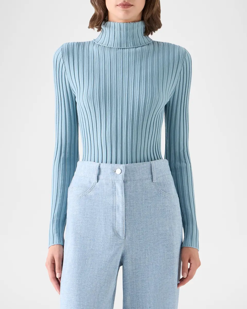 Akris punto Wool Knit Turtleneck Sweater | Thumbnail 4 Akris punto Wool Knit Turtleneck Sweater | Thumbnail 4