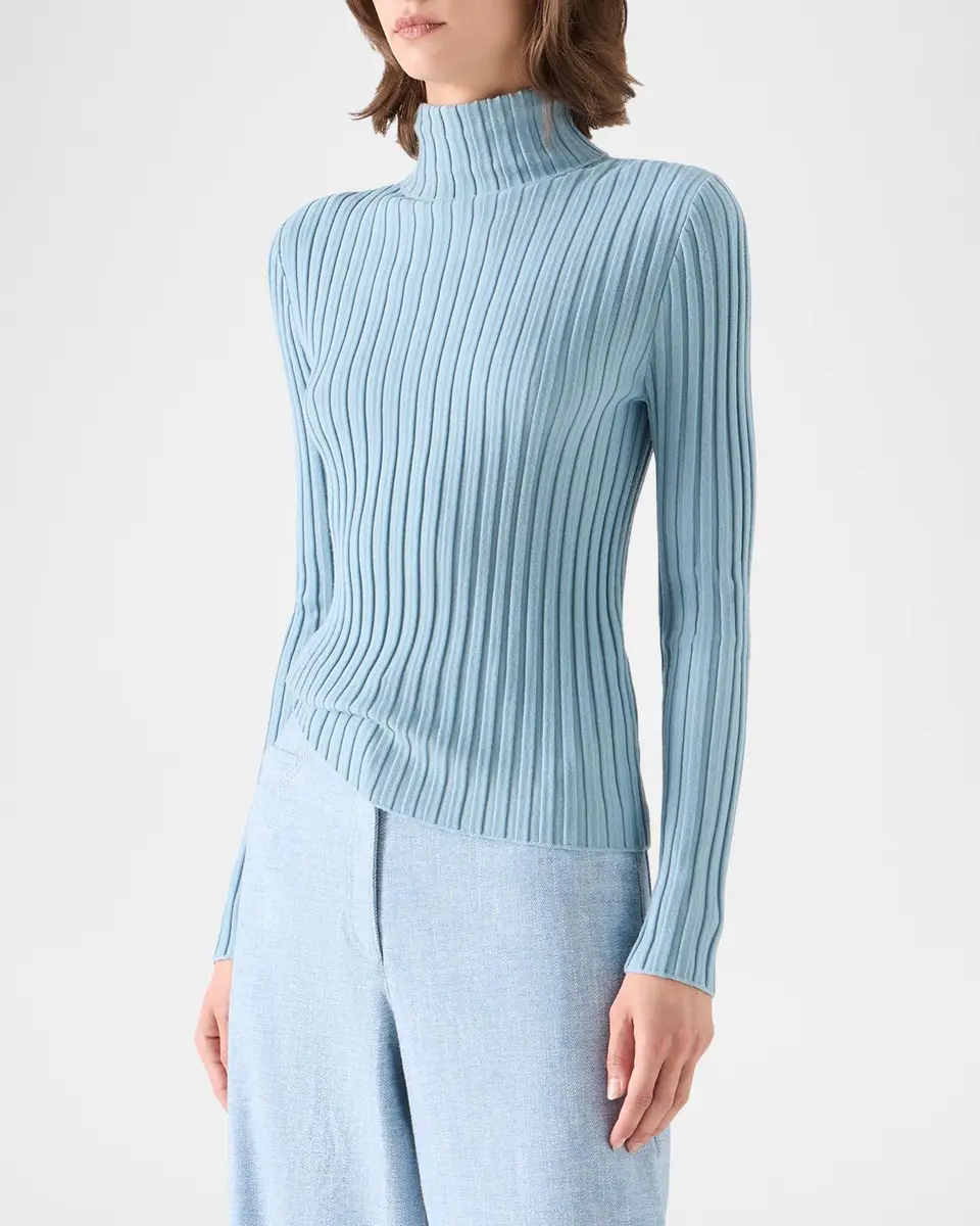 Akris punto Wool Knit Turtleneck Sweater | Thumbnail 6 Akris punto Wool Knit Turtleneck Sweater | Thumbnail 6