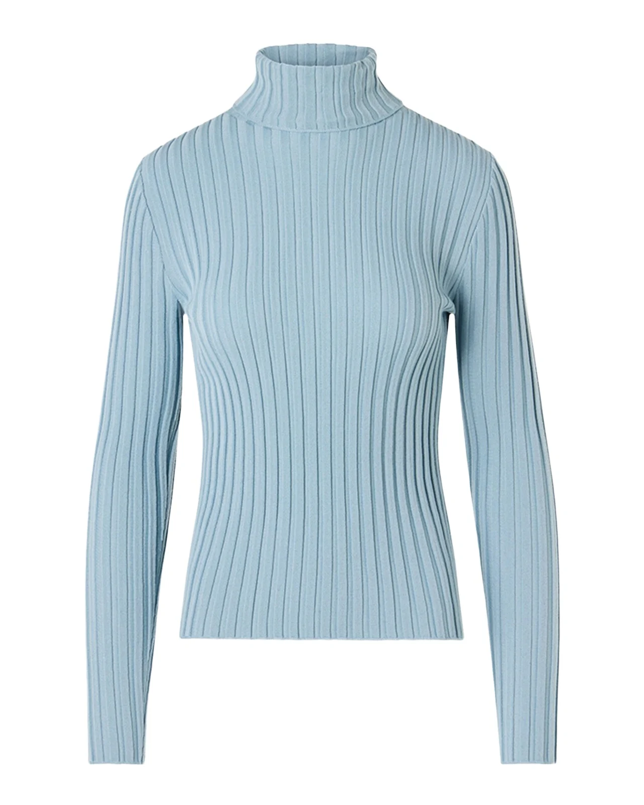 Wool Knit Turtleneck Sweater