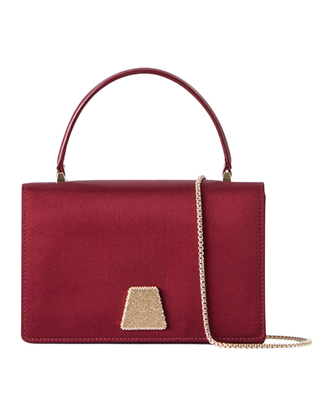 Akris Alice Mini Rhinestone Top-Handle Bag