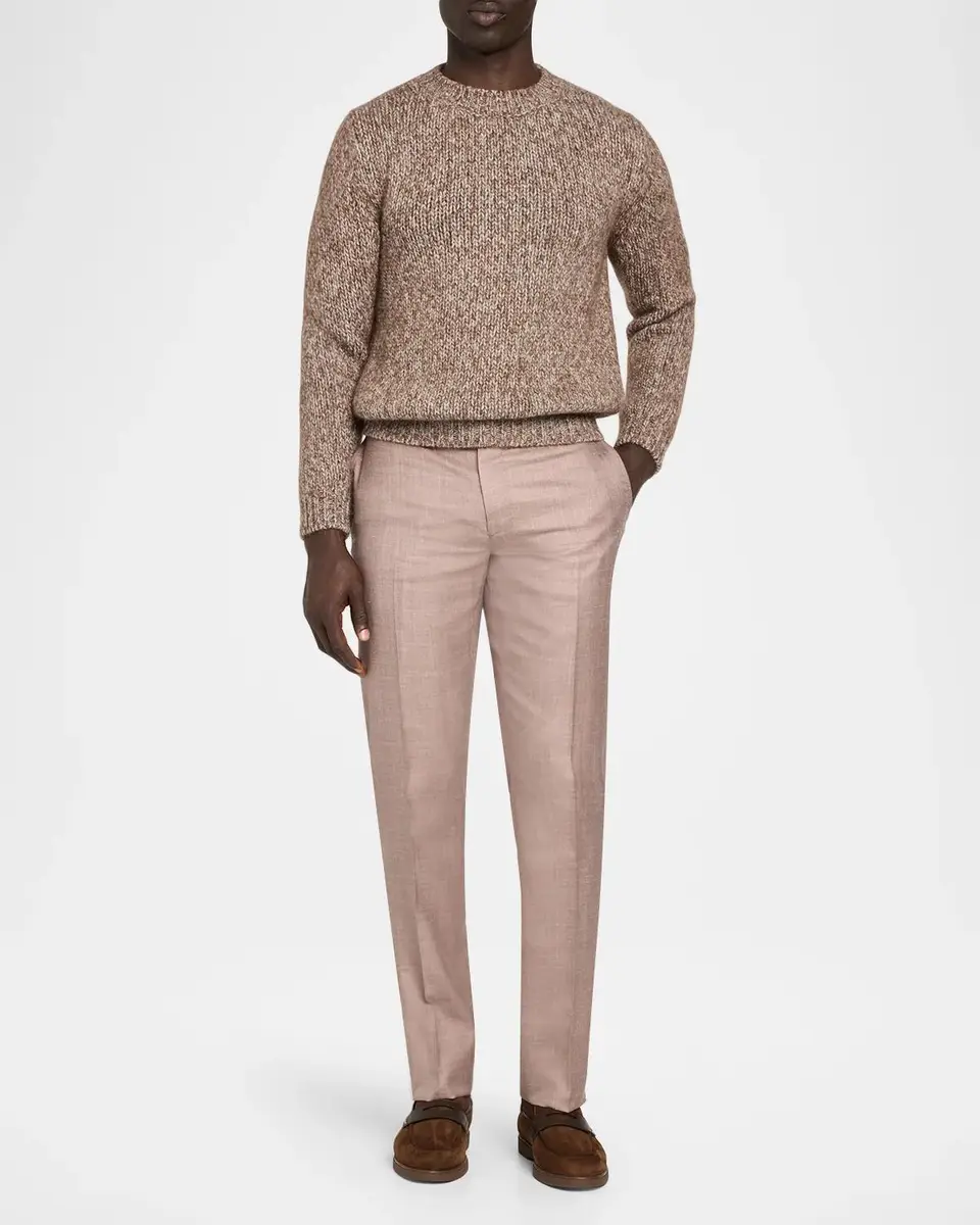 Giuseppe Zanotti Men's Suede Leather-Trim Penny Loafers | Thumbnail 3