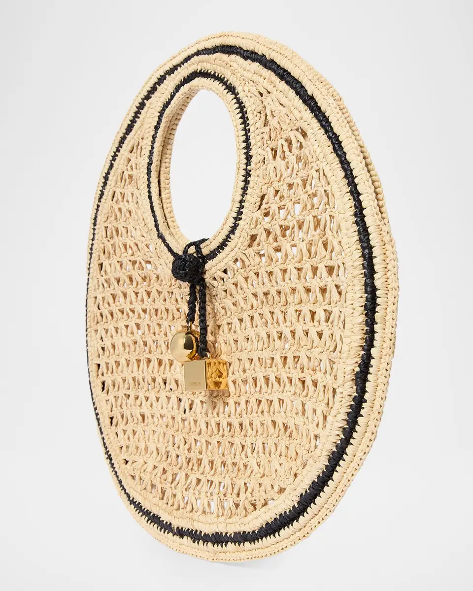 Jacquemus Le Petit Rond Spiaggia Raffia Top Handle Bag | Thumbnail 2 Jacquemus Le Petit Rond Spiaggia Raffia Top Handle Bag | Thumbnail 2