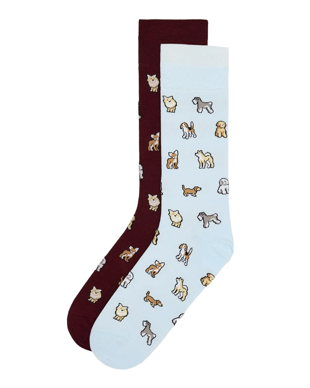 Paul Smith Kyoto 2-Pack Printed Cotton-Blend Crew Socks