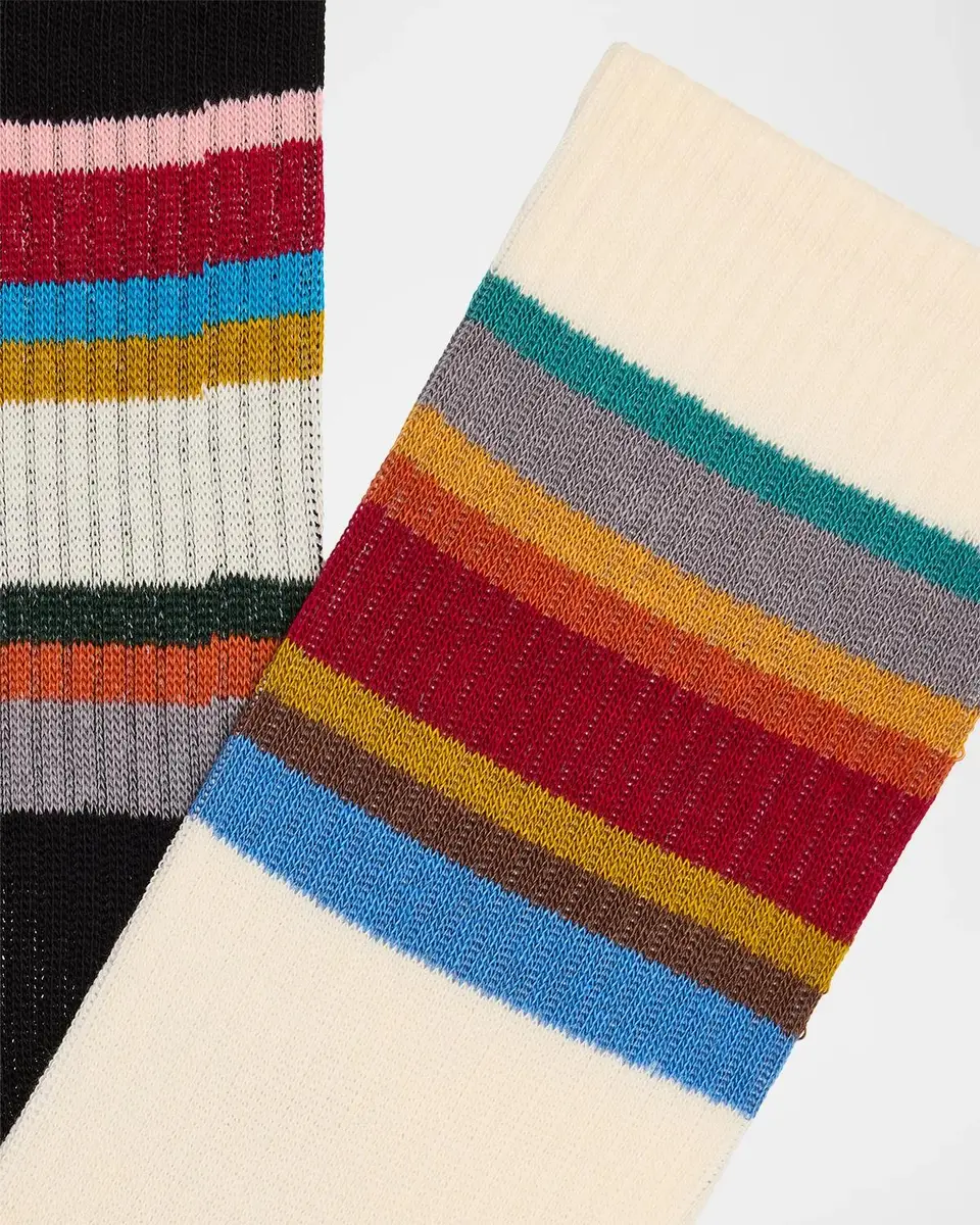 Paul Smith 2-Pack Signature Stripe Sporty Crew Socks | Thumbnail 2 Paul Smith 2-Pack Signature Stripe Sporty Crew Socks | Thumbnail 2