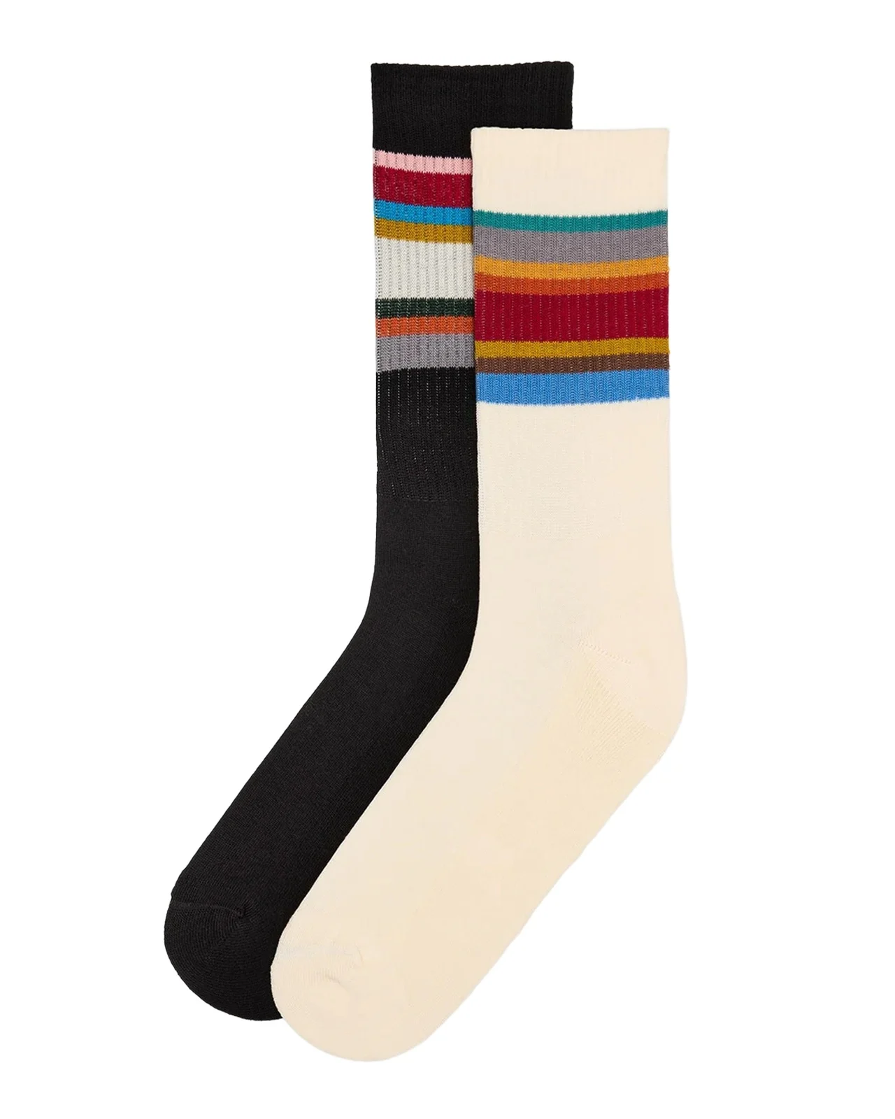 Paul Smith 2-Pack Signature Stripe Sporty Crew Socks