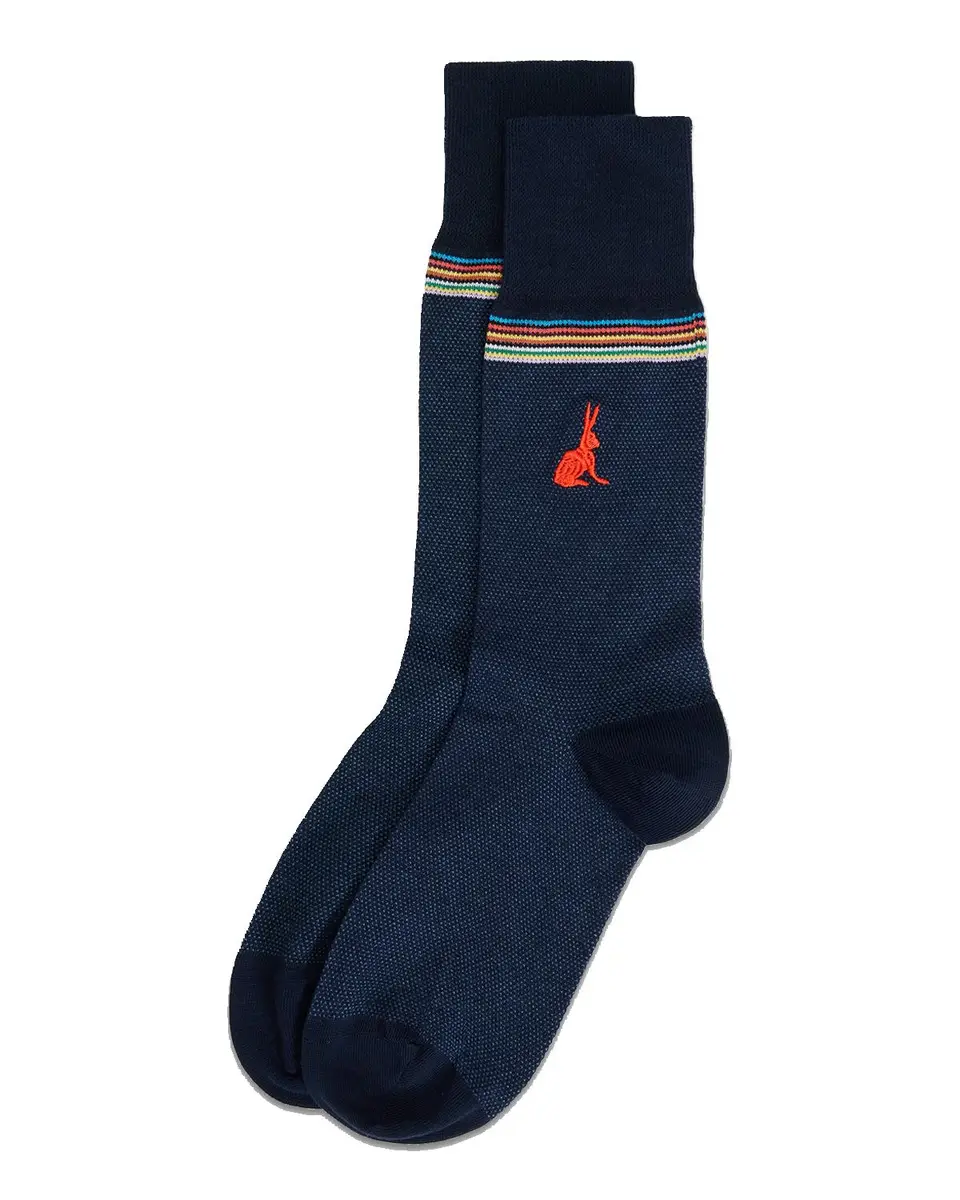 Paul Smith Ollie Embroidered Striped Crew Socks | Thumbnail 3 Paul Smith Ollie Embroidered Striped Crew Socks | Thumbnail 3