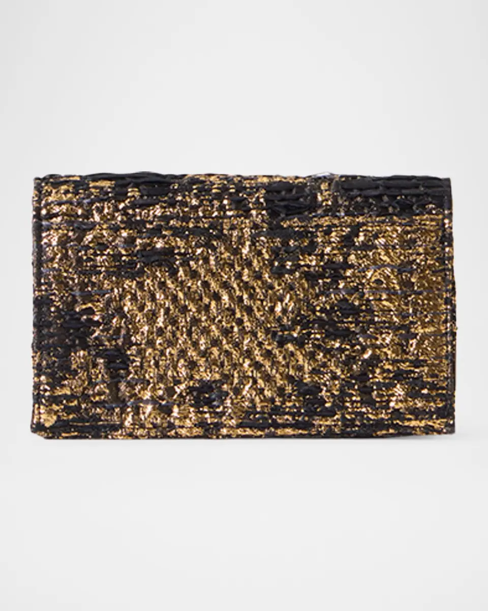Akris Anouk Metallic Jacquard Envelope Clutch | Thumbnail 3 Akris Anouk Metallic Jacquard Envelope Clutch | Thumbnail 3