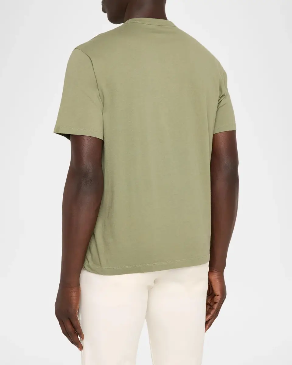 OFFICINE GÉNÉRALE Men's Organic Cotton Crewneck T-Shirt | Thumbnail 3 OFFICINE GÉNÉRALE Men's Organic Cotton Crewneck T-Shirt | Thumbnail 3