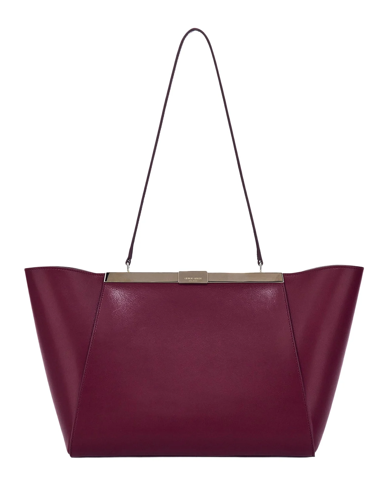 Giorgio Armani East-West Leather Tote Bag