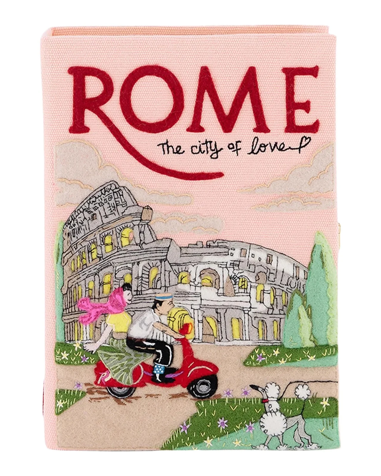 Voyages Rome City Book Clutch Bag Voyages Rome City Book Clutch Bag