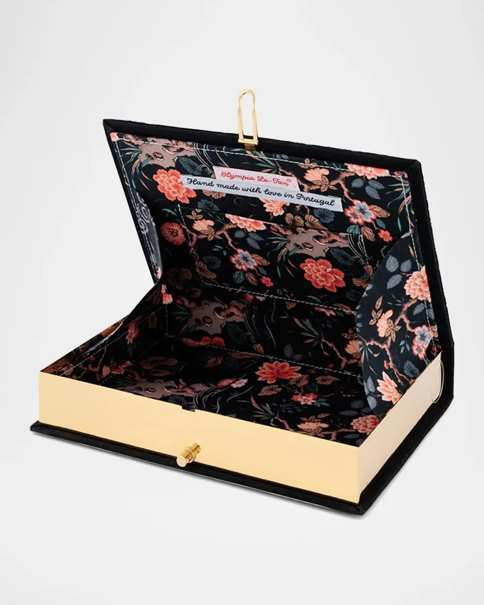 Olympia Le-Tan Voyages The Parisiennes Book Clutch Bag | Thumbnail 3 Olympia Le-Tan Voyages The Parisiennes Book Clutch Bag | Thumbnail 3