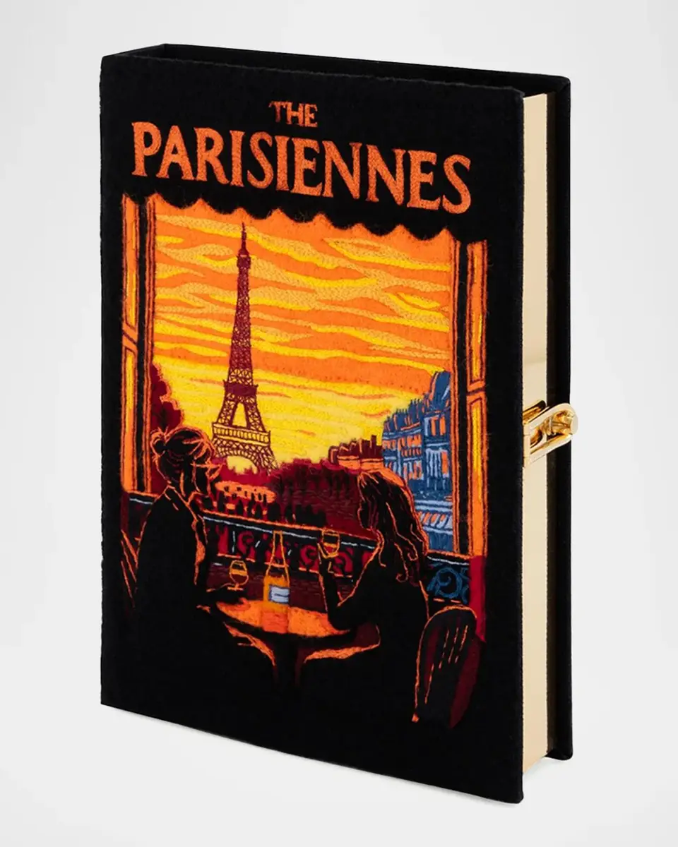 Olympia Le-Tan Voyages The Parisiennes Book Clutch Bag | Thumbnail 4 Olympia Le-Tan Voyages The Parisiennes Book Clutch Bag | Thumbnail 4