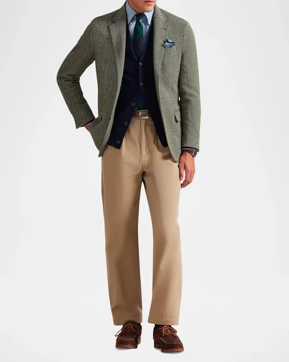 Polo Ralph Lauren Men's Herringbone Two-Button Sport Coat | Thumbnail 2 Polo Ralph Lauren Men's Herringbone Two-Button Sport Coat | Thumbnail 2