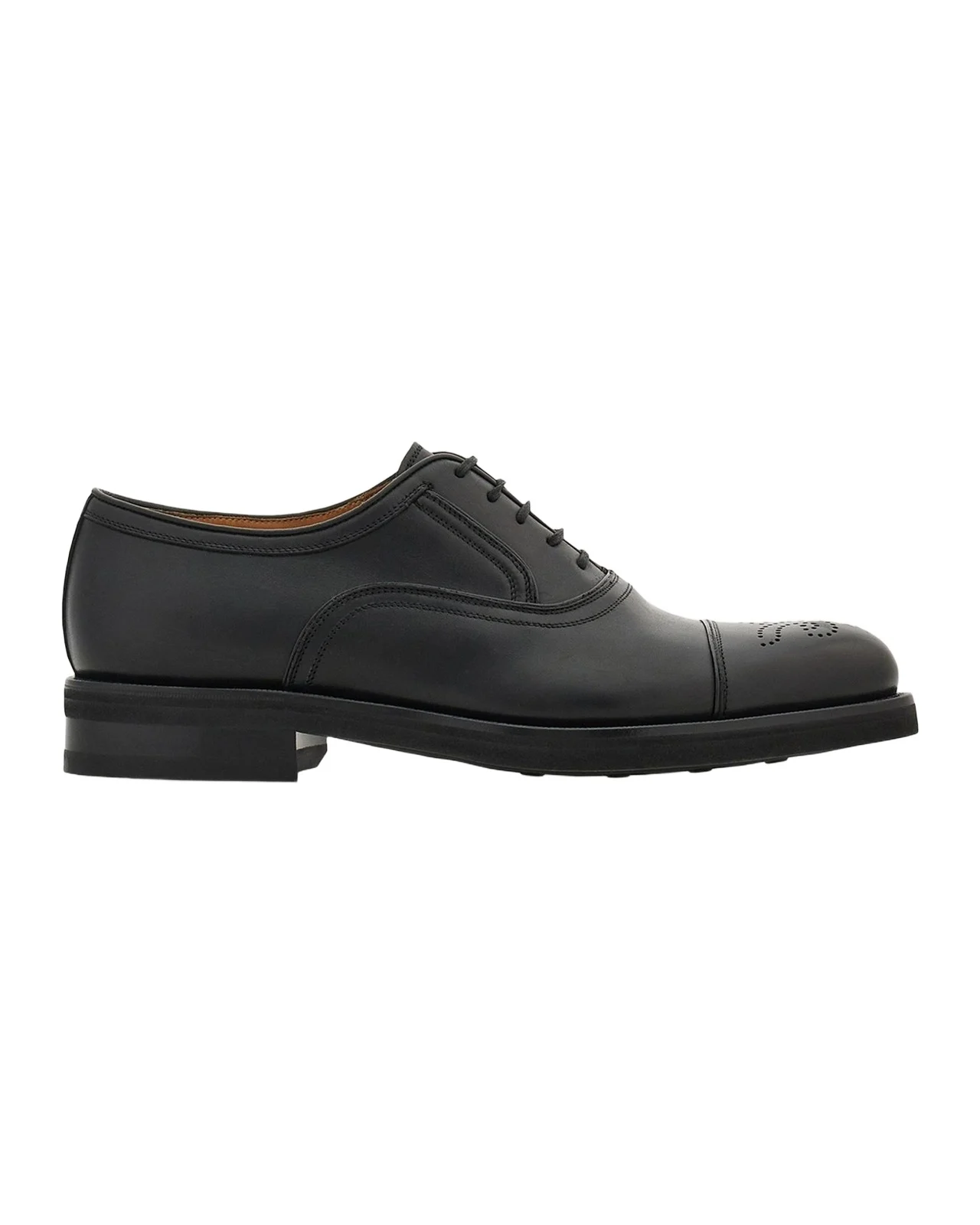 Ferragamo Sebastiano Leather Oxford Brogues