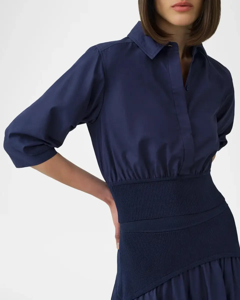 Simkhai Stiles Cotton Poplin Shirt | Thumbnail 5 Simkhai Stiles Cotton Poplin Shirt | Thumbnail 5