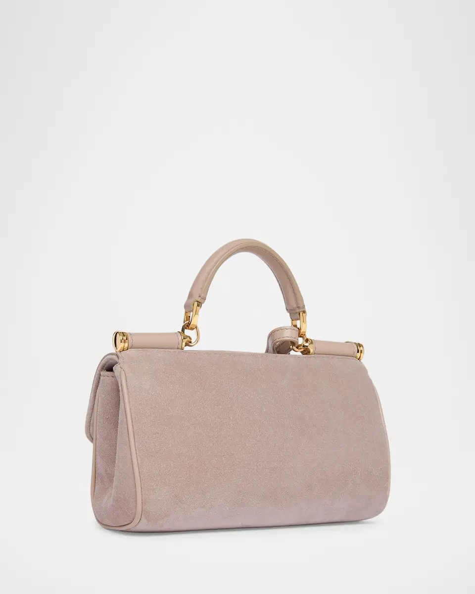 Dolce & Gabbana My Sicily Suede Top Handle Bag | Thumbnail 3 Dolce & Gabbana My Sicily Suede Top Handle Bag | Thumbnail 3