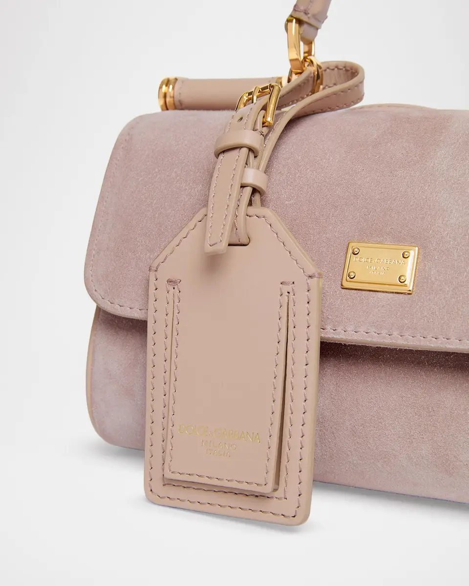 Dolce & Gabbana My Sicily Suede Top Handle Bag | Thumbnail 6 Dolce & Gabbana My Sicily Suede Top Handle Bag | Thumbnail 6