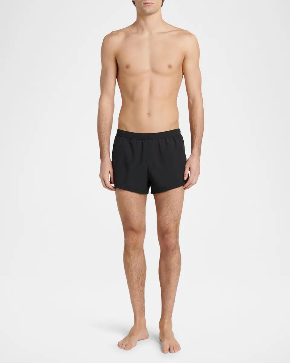 TOM FORD Boutique Light Poplin Solid Swim Shorts | Thumbnail 2