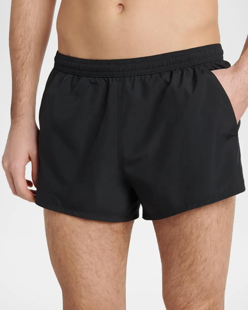 TOM FORD Boutique Light Poplin Solid Swim Shorts | Thumbnail 4