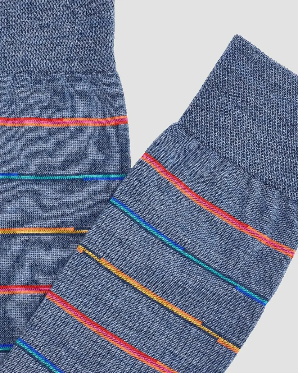 Marcoliani Mixed Striped Wool-Nylon Socks 2-Pack | Thumbnail 2 Marcoliani Mixed Striped Wool-Nylon Socks 2-Pack | Thumbnail 2