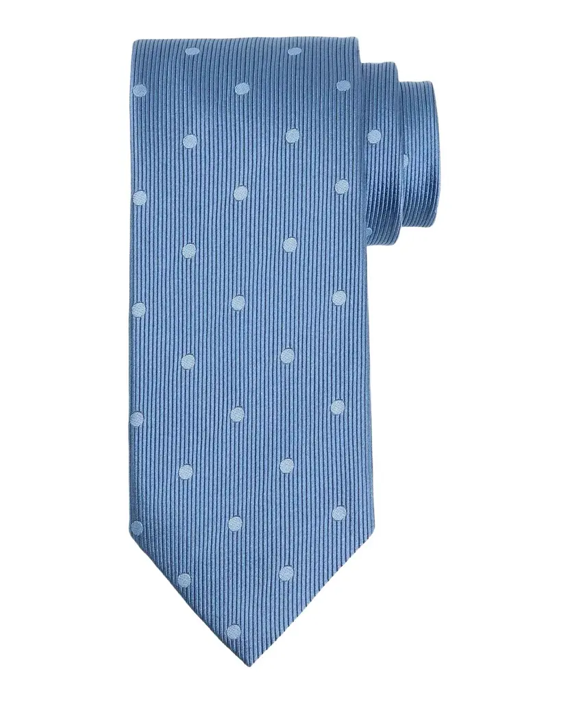 TOM FORD Boutique Men's Tonal Jacquard Polka Dot Silk Tie