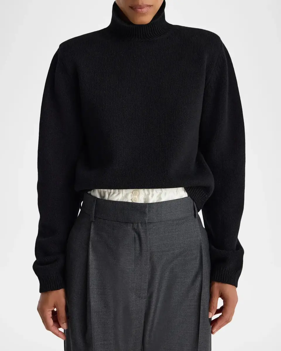 RÓHE Statement Shoulder Turtleneck Sweater | Thumbnail 4 RÓHE Statement Shoulder Turtleneck Sweater | Thumbnail 4