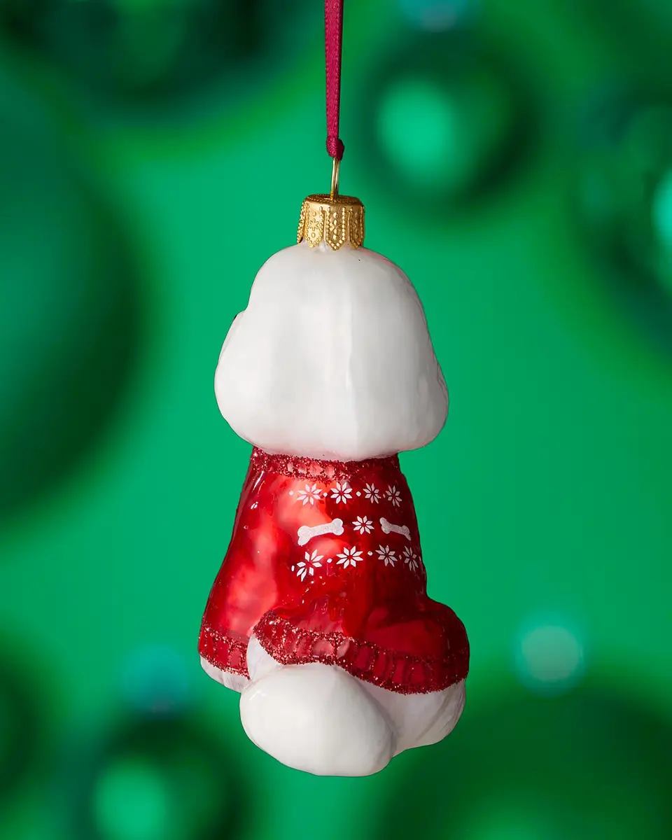 Joy To The World Collectibles Bichon Frise in Nordic Sweater Christmas Ornament | Thumbnail 2 Joy To The World Collectibles Bichon Frise in Nordic Sweater Christmas Ornament | Thumbnail 2