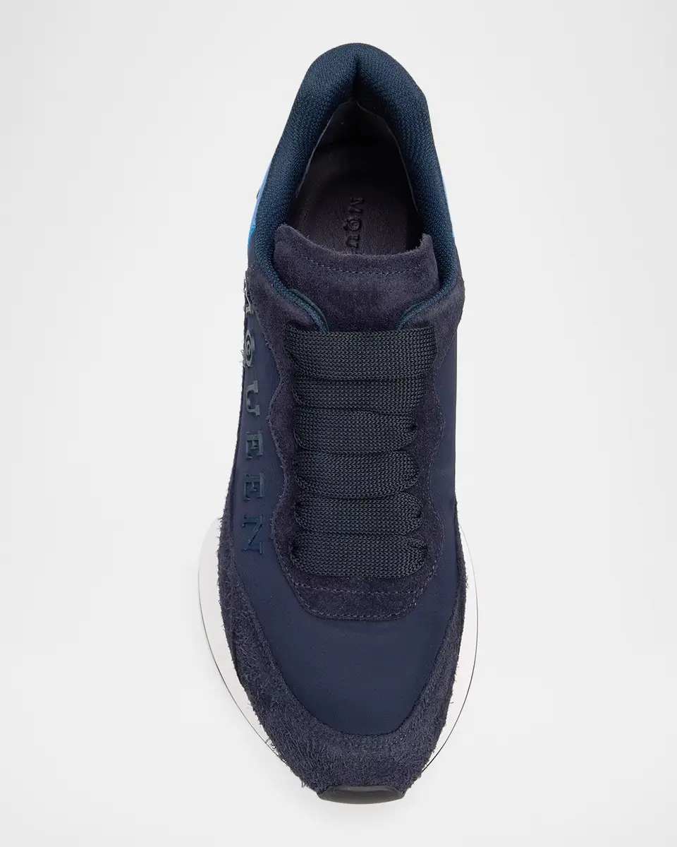 Alexander McQueen Sprint Runner Suede Low-Top Sneakers | Thumbnail 4 Alexander McQueen Sprint Runner Suede Low-Top Sneakers | Thumbnail 4