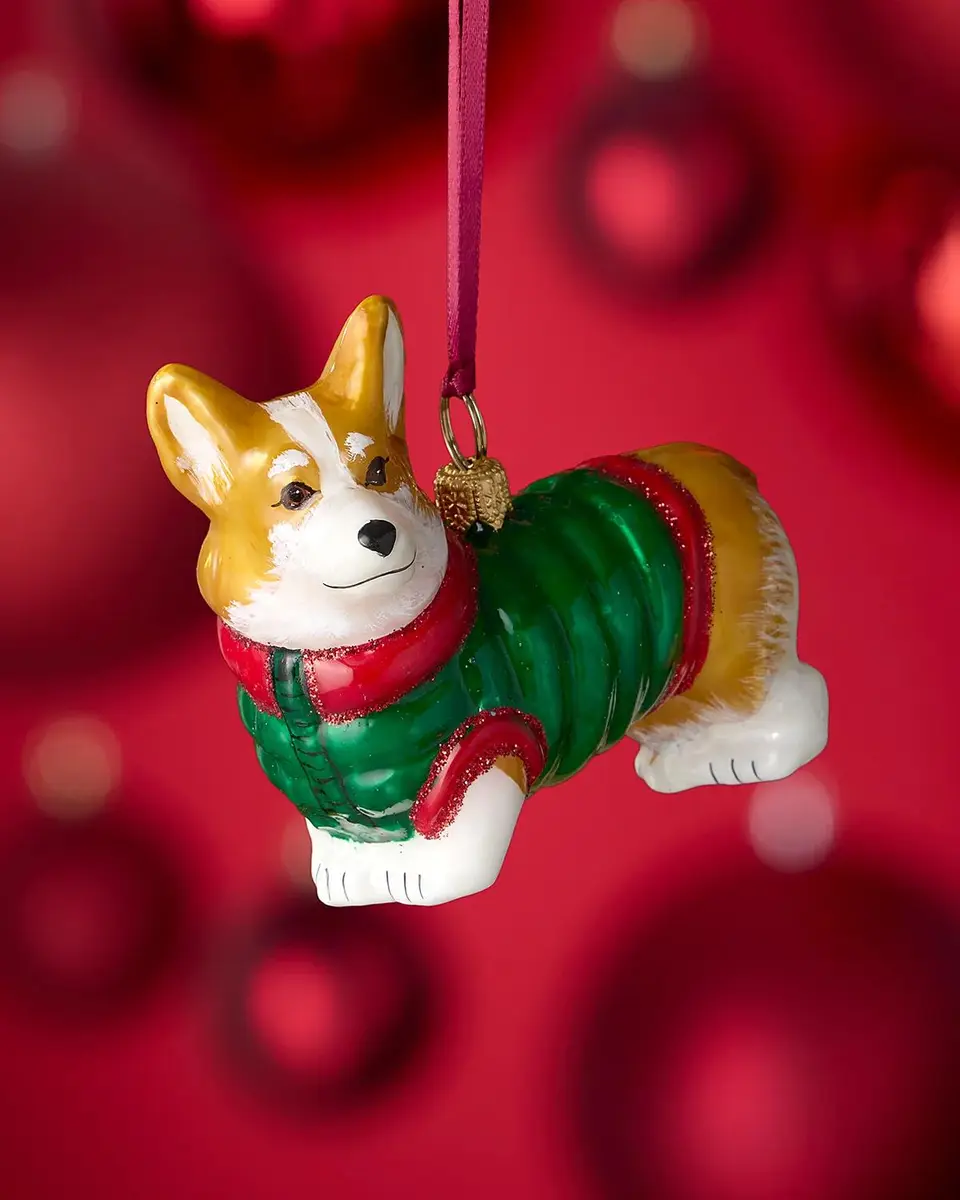 Joy To The World Collectibles Pembroke Welsh Corgi in Puffer Coat Christmas Ornament | Thumbnail 2 Joy To The World Collectibles Pembroke Welsh Corgi in Puffer Coat Christmas Ornament | Thumbnail 2