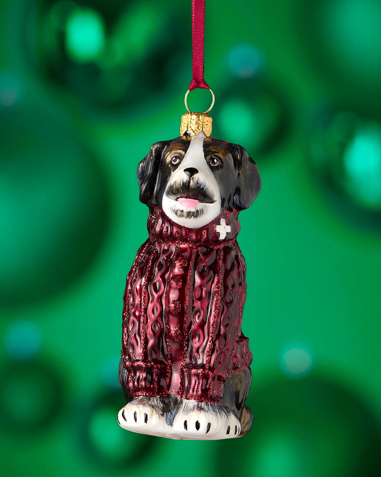 Joy To The World Collectibles Bernese Mountain Dog Christmas Ornament