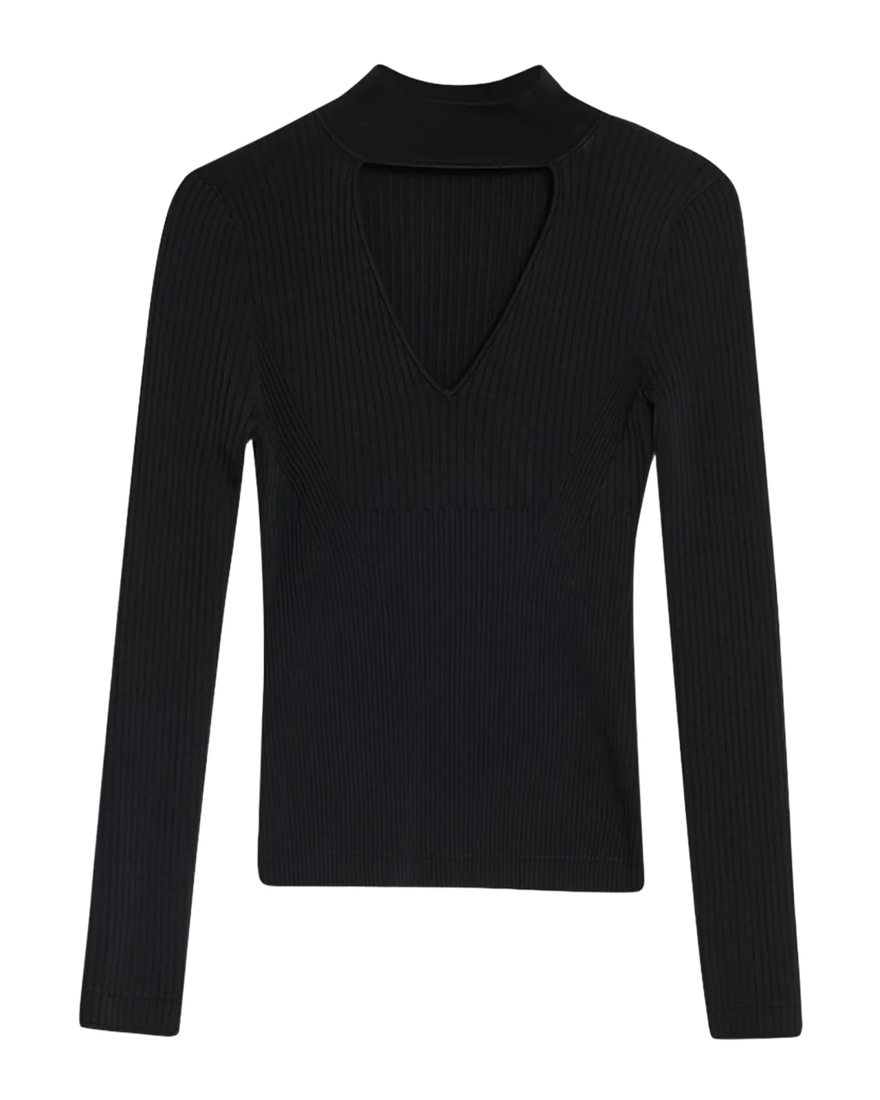 Ribbed Cut-Out Top Ribbed Cut-Out Top
