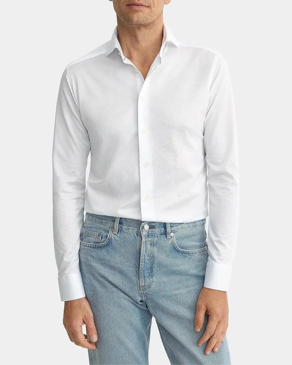 Eton Slim-Fit Filo di Scozia Cotton Shirt | Thumbnail 3 Eton Slim-Fit Filo di Scozia Cotton Shirt | Thumbnail 3