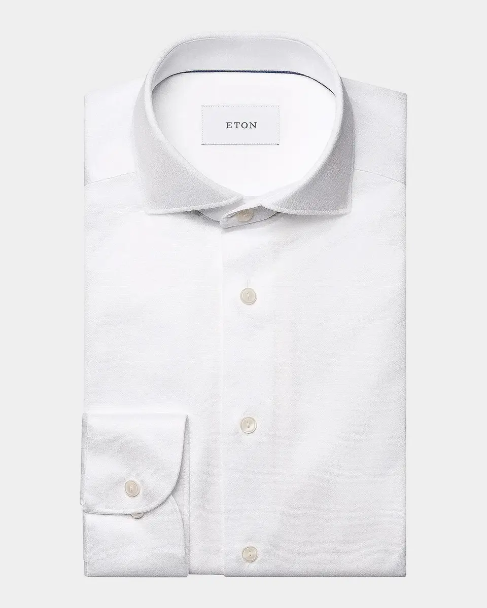 Eton Slim-Fit Filo di Scozia Cotton Shirt | Thumbnail 5 Eton Slim-Fit Filo di Scozia Cotton Shirt | Thumbnail 5