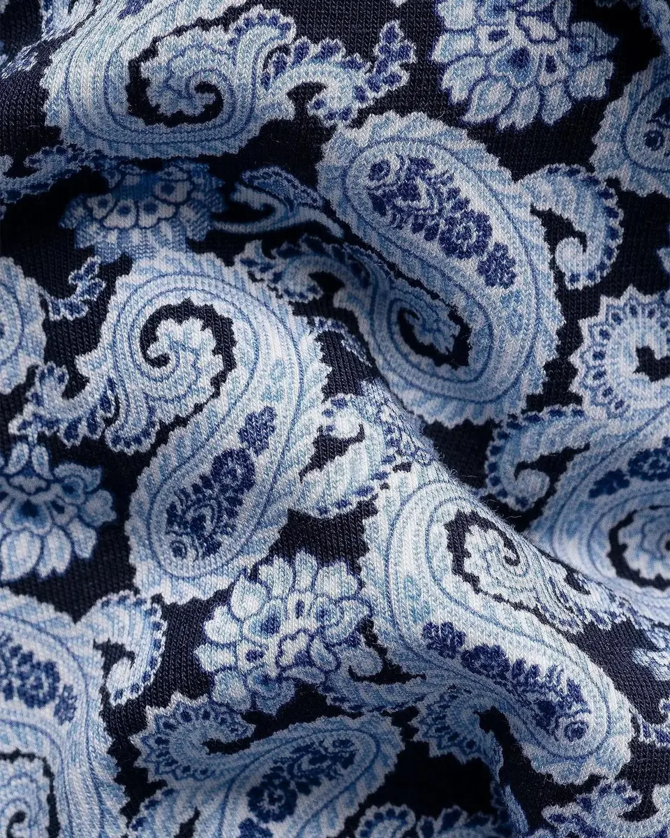 Eton Paisley Stretch-Cotton Slim-Fit Shirt | Thumbnail 3