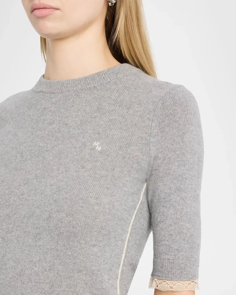 Maria McManus Cashmere-Cotton Rib-Knit Baby T-Shirt | Thumbnail 5 Maria McManus Cashmere-Cotton Rib-Knit Baby T-Shirt | Thumbnail 5