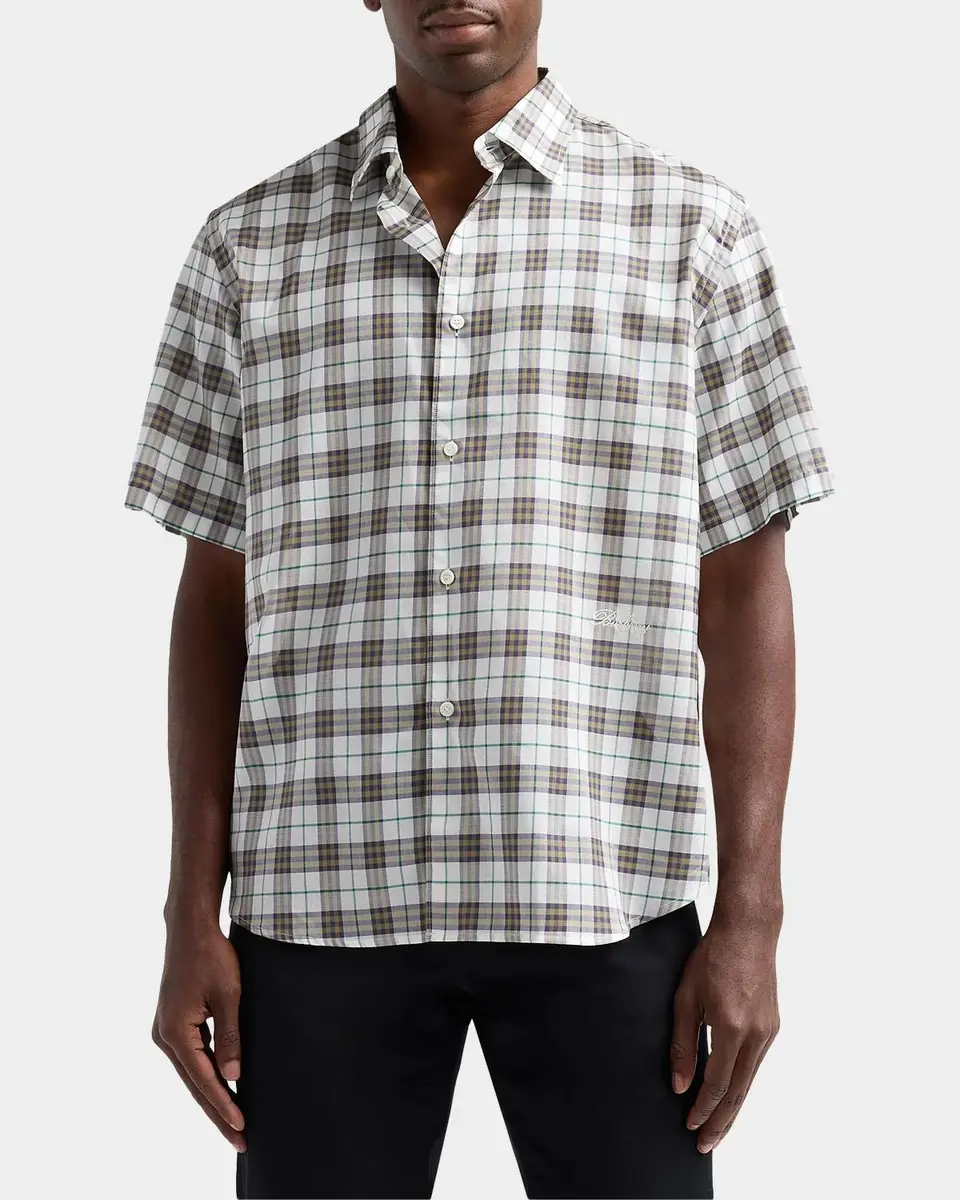 Burberry Radmar Checked Cotton Shirt | Thumbnail 4 Burberry Radmar Checked Cotton Shirt | Thumbnail 4