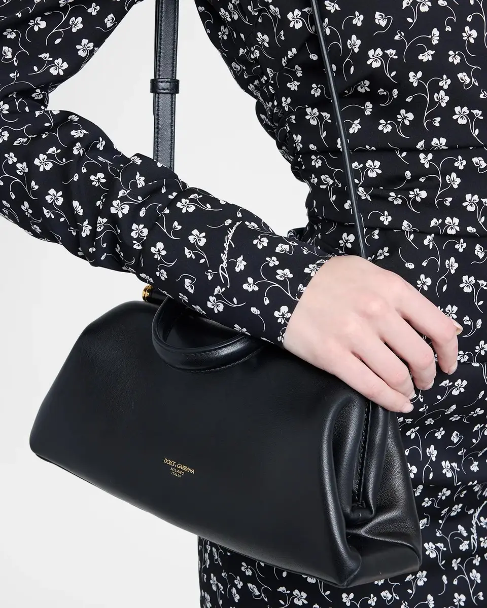 Dolce & Gabbana Nonna Small Leather Satchel | Thumbnail 2 Dolce & Gabbana Nonna Small Leather Satchel | Thumbnail 2