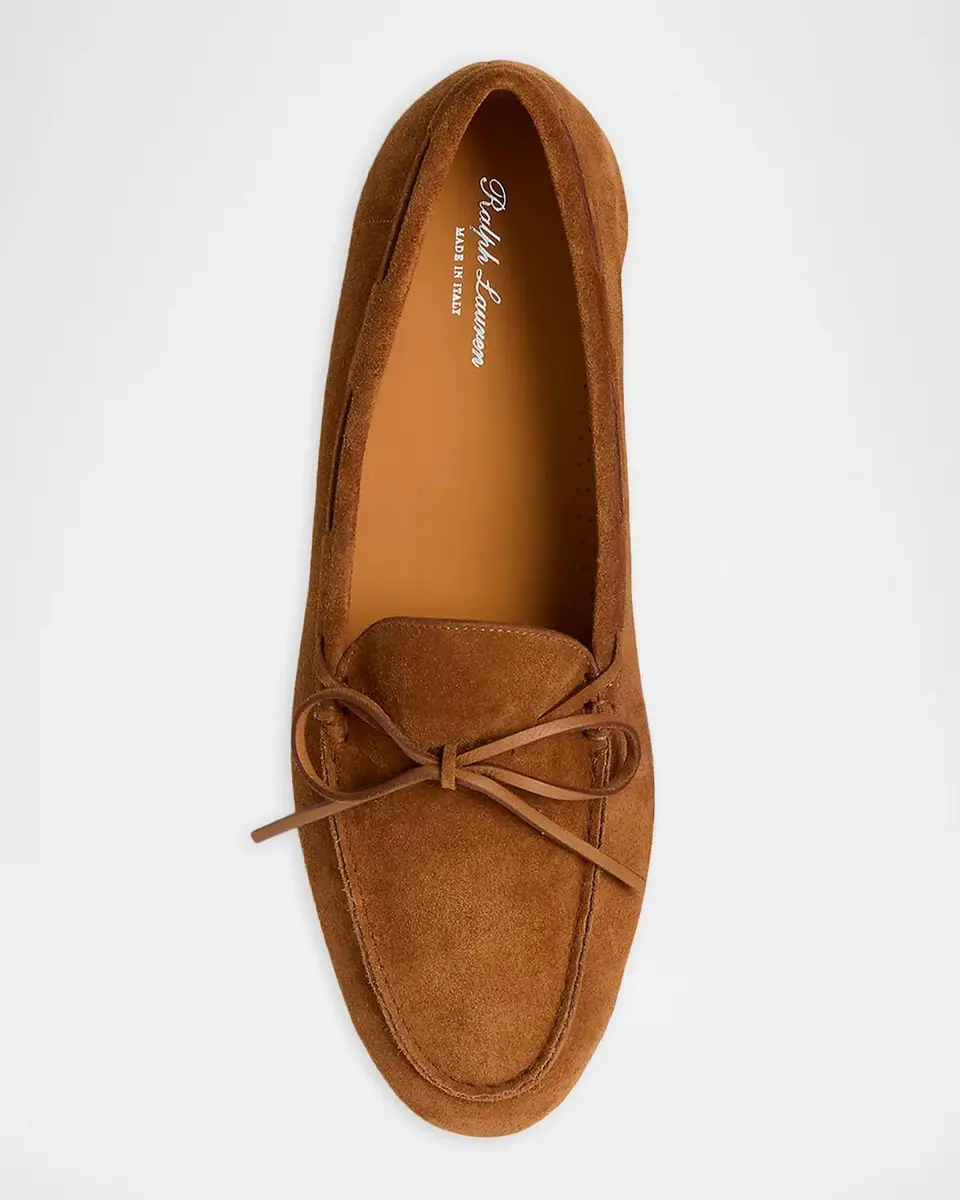 Ralph Lauren Purple Label Men's Beekman Suede Tassel Loafers | Thumbnail 4 Ralph Lauren Purple Label Men's Beekman Suede Tassel Loafers | Thumbnail 4