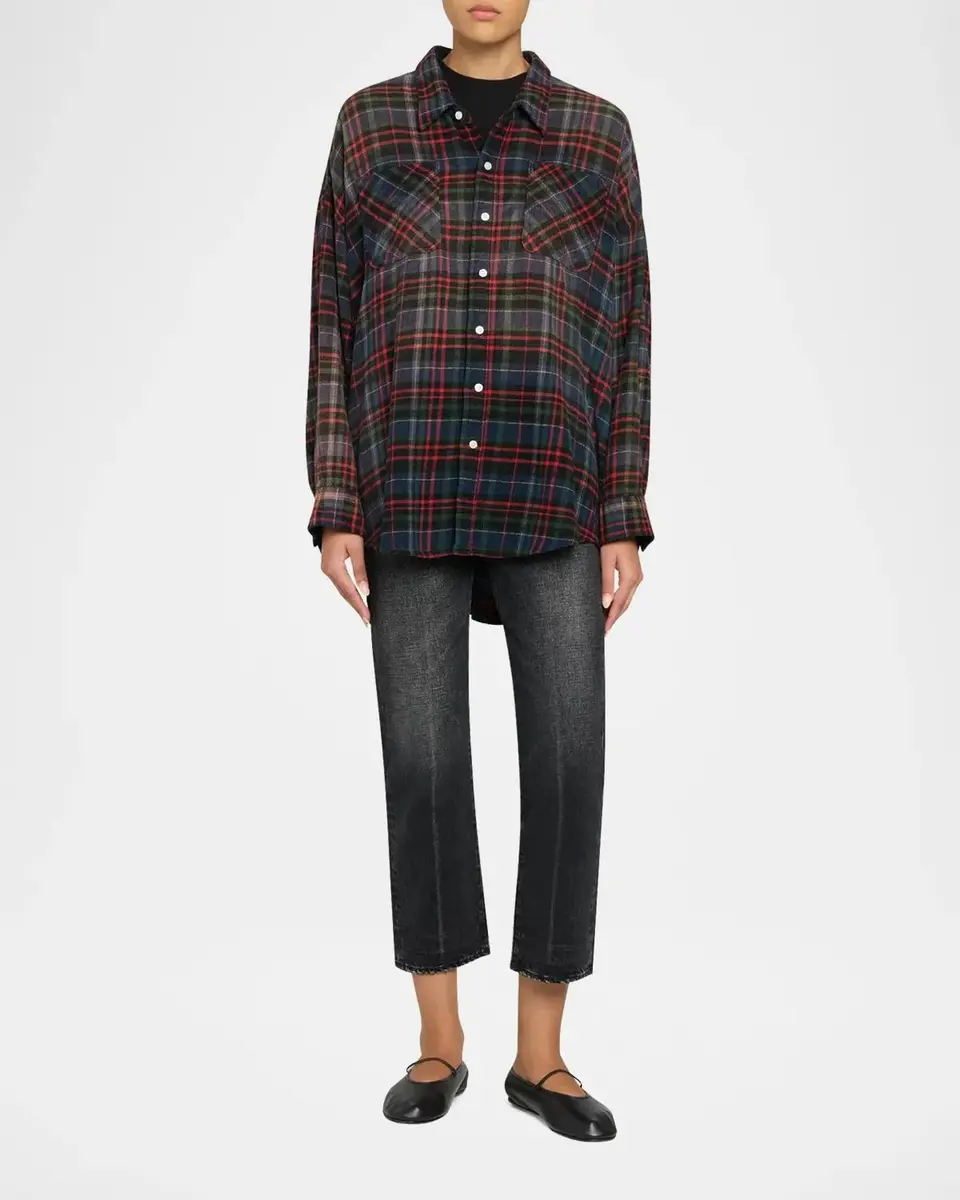 R13 Drop Neck Workshirt | Thumbnail 2 R13 Drop Neck Workshirt | Thumbnail 2
