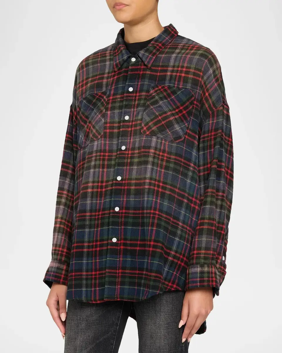 R13 Drop Neck Workshirt | Thumbnail 4 R13 Drop Neck Workshirt | Thumbnail 4