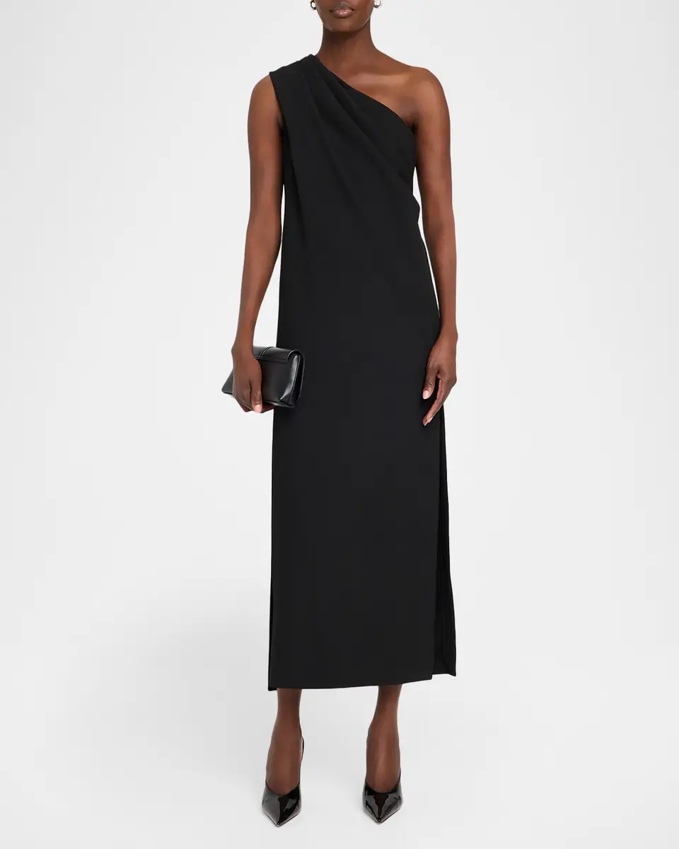 PRABAL GURUNG One-Shoulder Draped Column Dress | Thumbnail 2 PRABAL GURUNG One-Shoulder Draped Column Dress | Thumbnail 2
