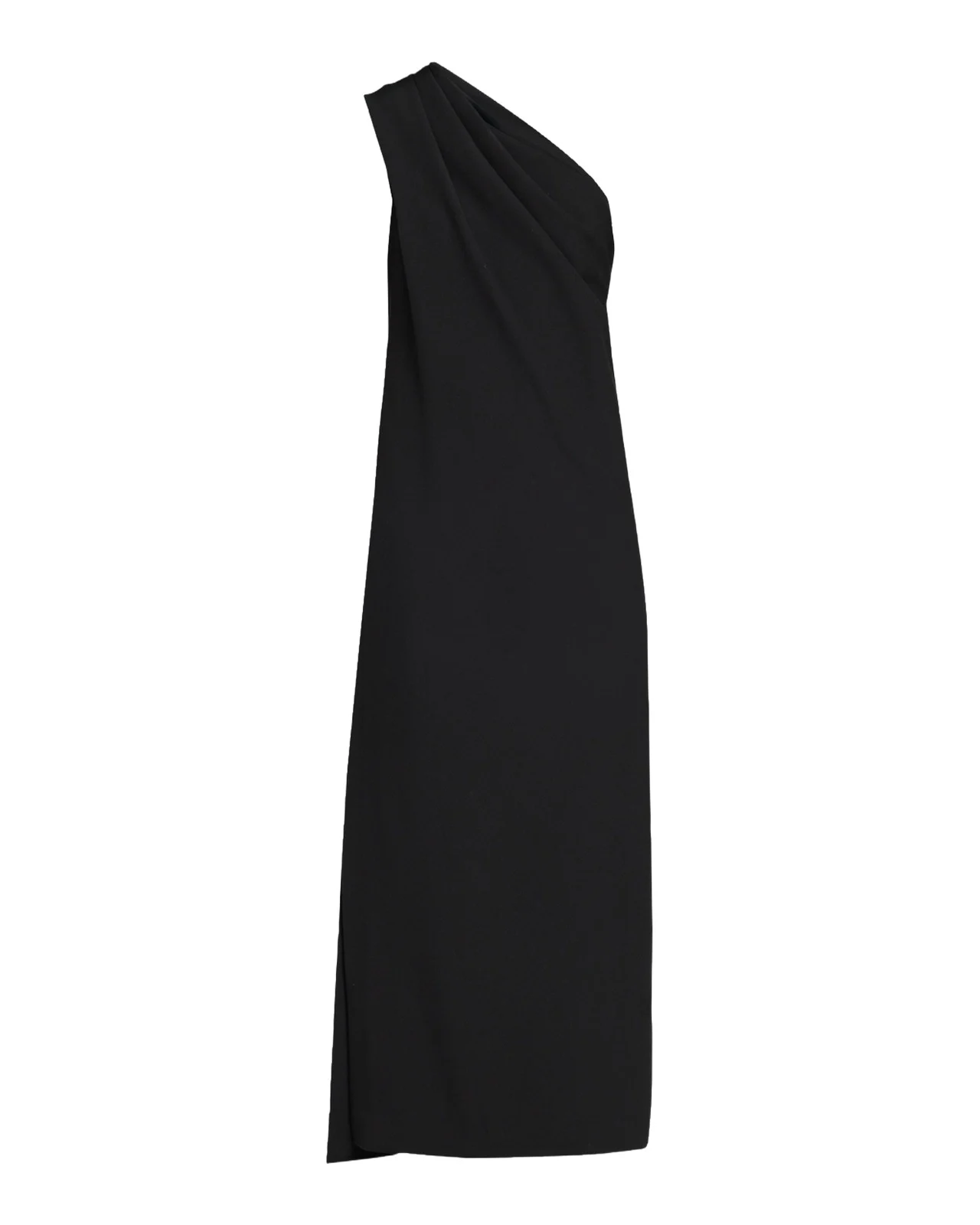 One-Shoulder Draped Column Dress One-Shoulder Draped Column Dress
