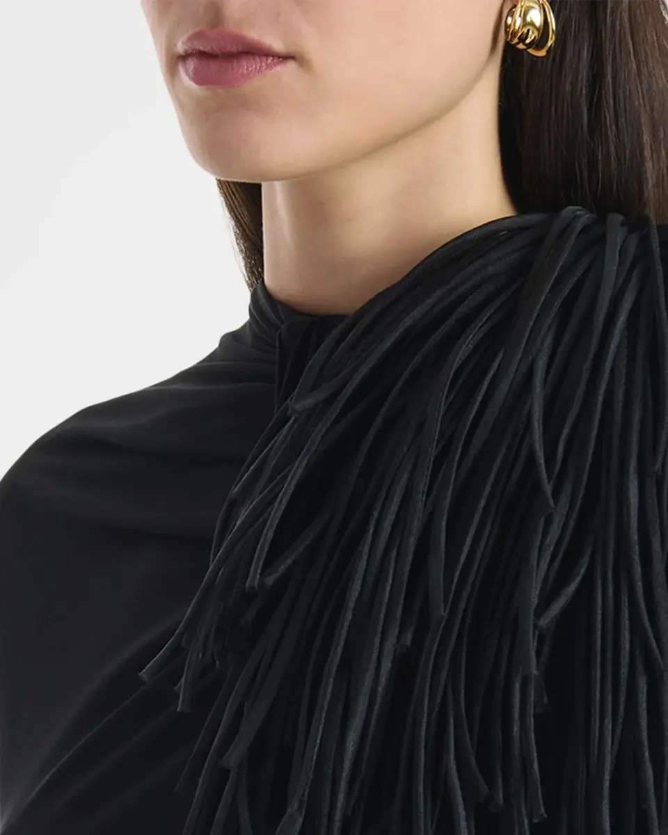 Altuzarra Garland Fringe Draped Maxi Dress | Thumbnail 5