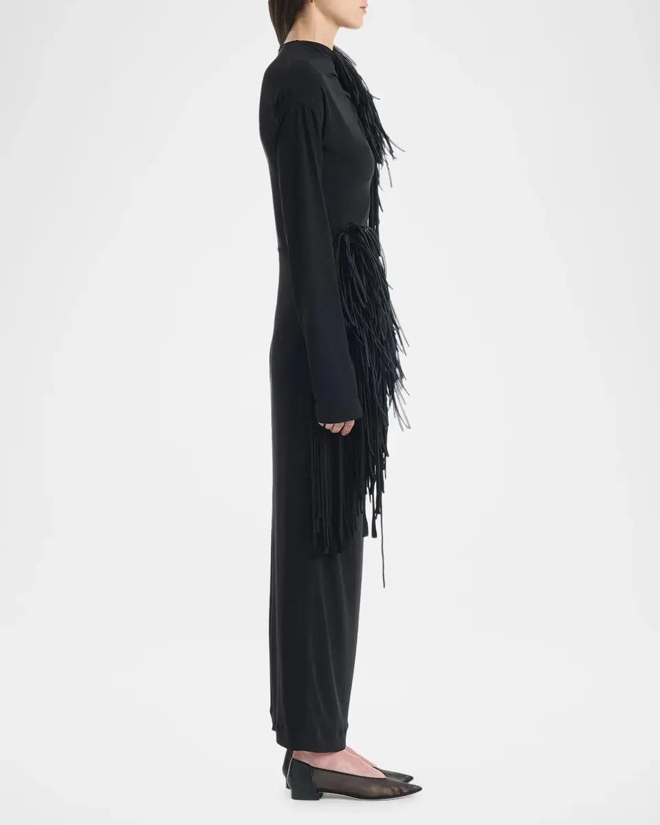 Altuzarra Garland Fringe Draped Maxi Dress | Thumbnail 6
