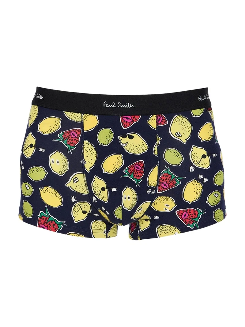 Paul Smith Men's Organic Cotton Lemon Boxer Briefs