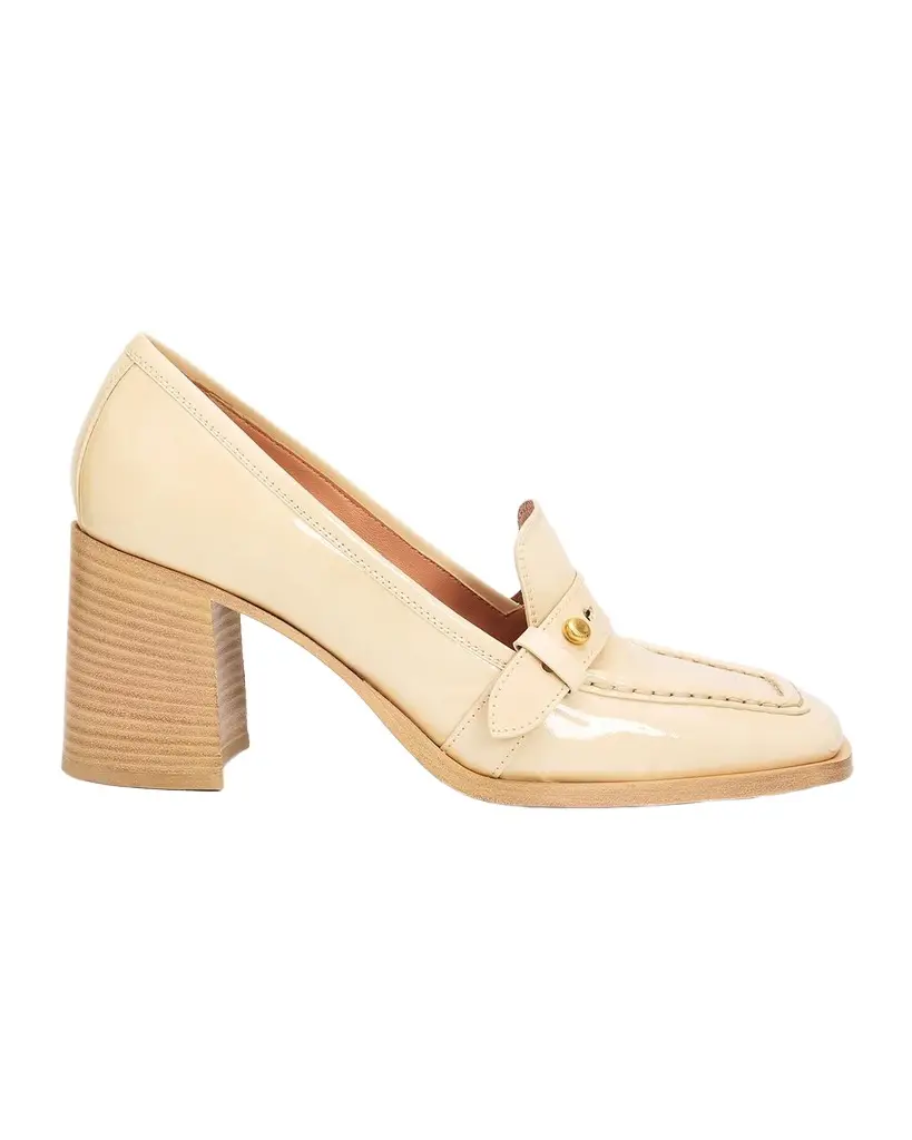 Zimmermann 75mm Astor Patent Leather Loafer Pumps