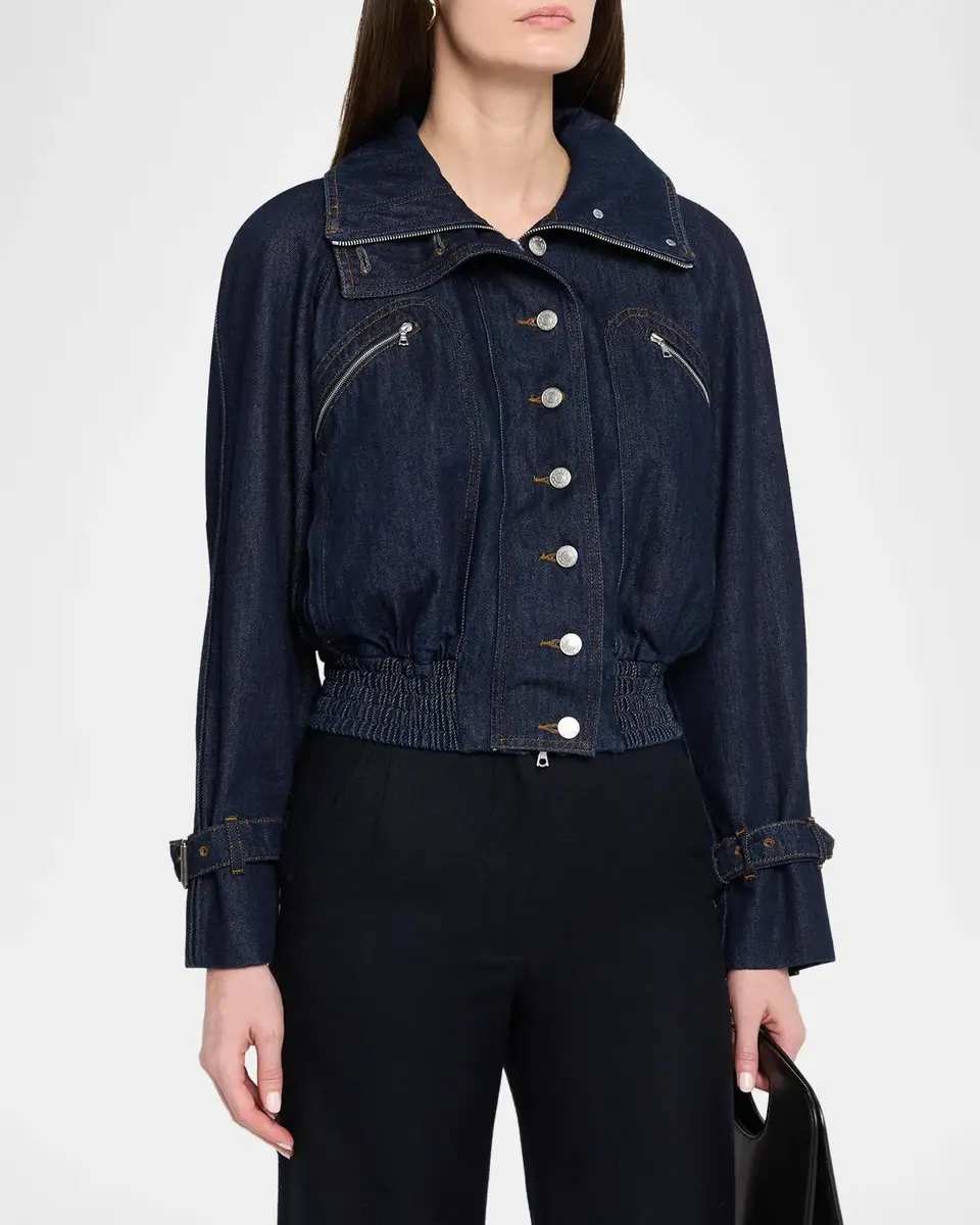 Dries Van Noten Vida Denim Aviator Jacket | Thumbnail 4 Dries Van Noten Vida Denim Aviator Jacket | Thumbnail 4