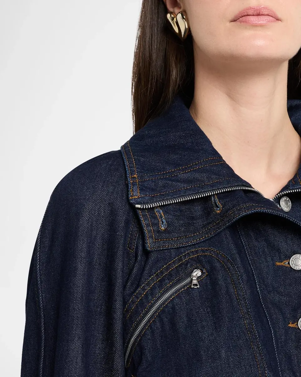 Dries Van Noten Vida Denim Aviator Jacket | Thumbnail 5 Dries Van Noten Vida Denim Aviator Jacket | Thumbnail 5