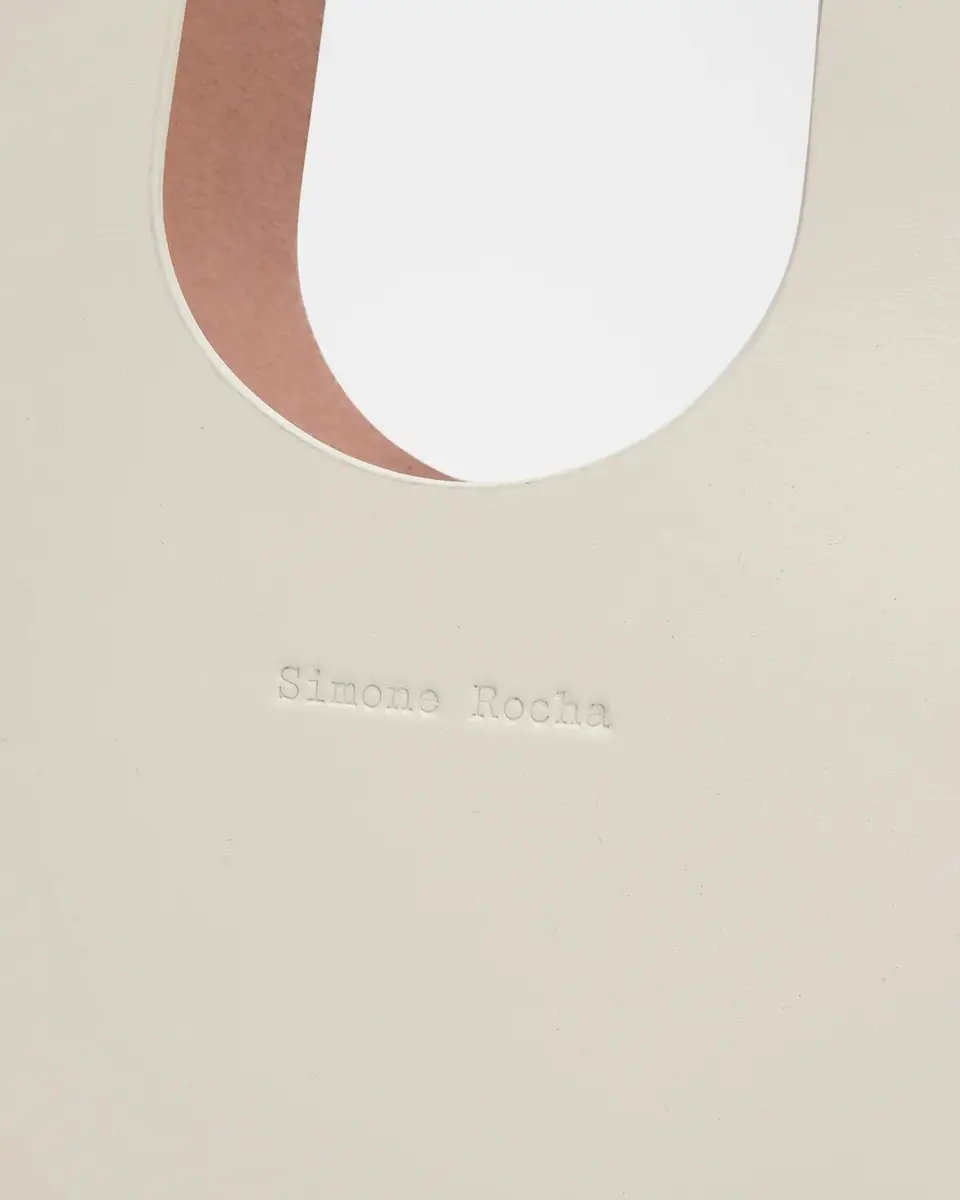 Simone Rocha Mini Laser-Cut Shopper Tote Bag | Thumbnail 6 Simone Rocha Mini Laser-Cut Shopper Tote Bag | Thumbnail 6